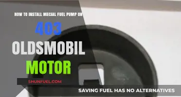 Installing a Mechanical Fuel Pump on a 403 Oldsmobile Motor: Step-by-Step Guide