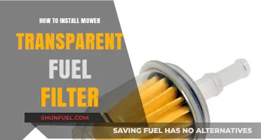 Easy Guide: Installing a Mower Transparent Fuel Filter