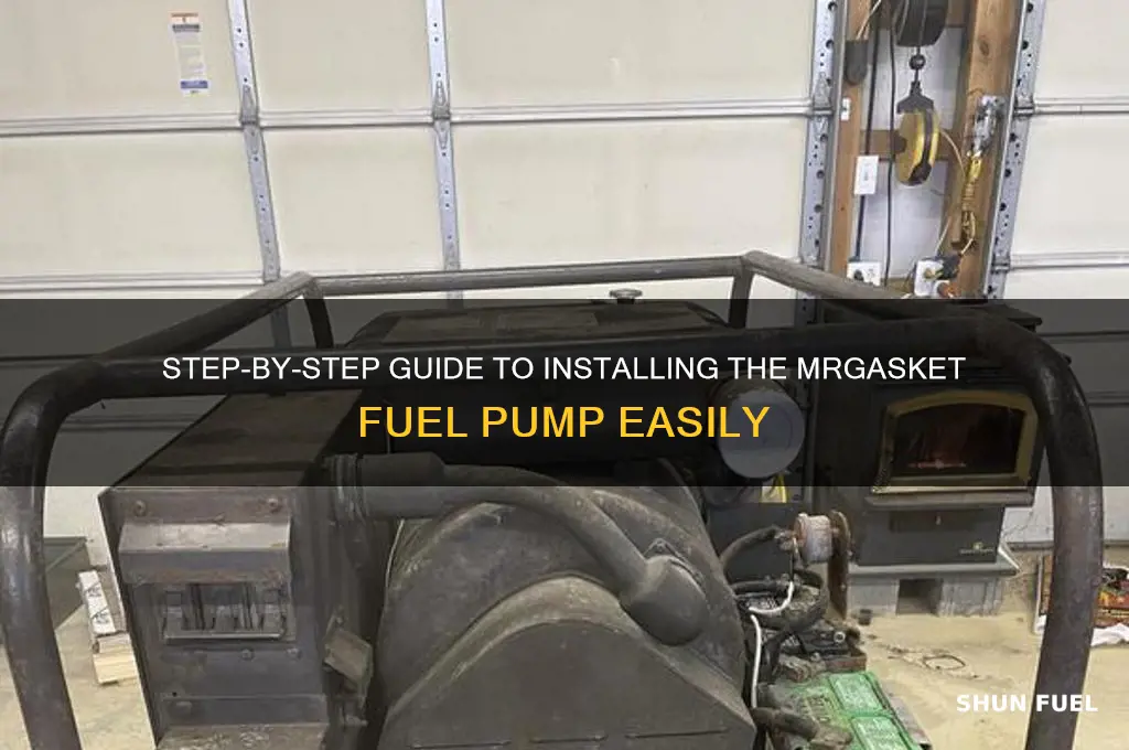 how to install mrgasket fuel pump