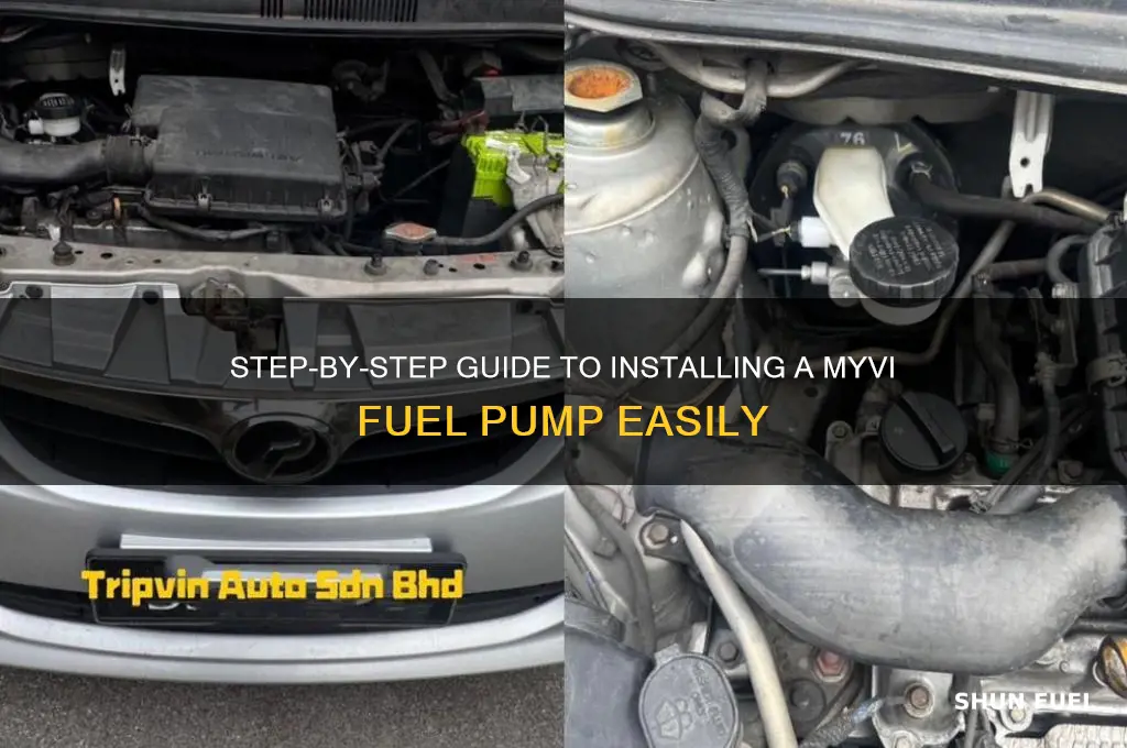 how to install myvi fuel pump