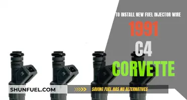 Fuel Injector Wire Installation Guide for 1991 C4 Corvette