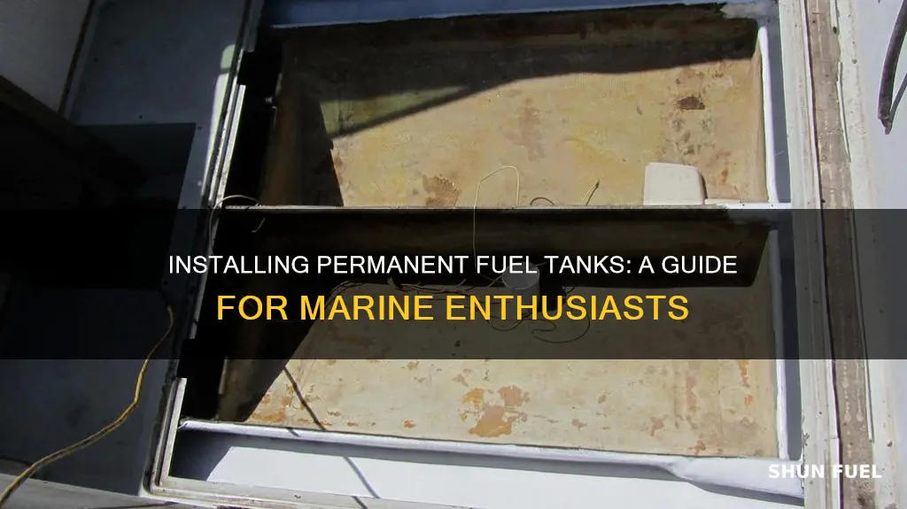 how to install permanent fuel tanks marine