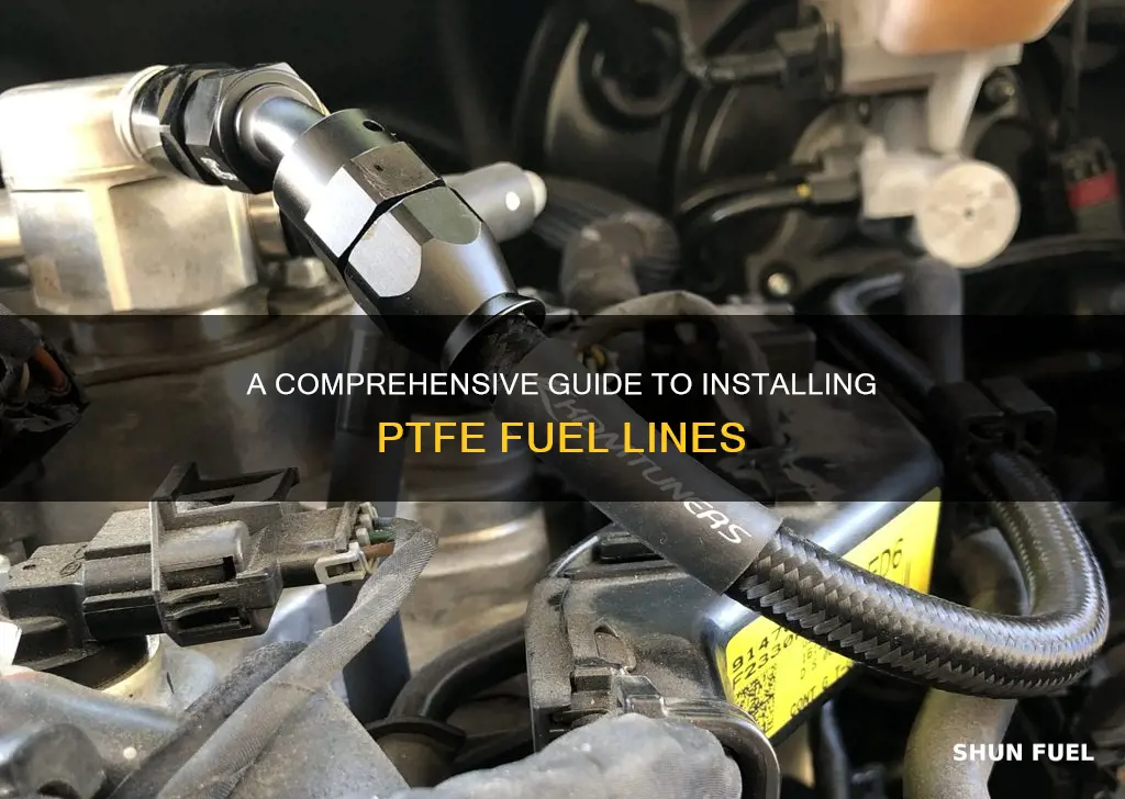 how to install ptfe fuel line