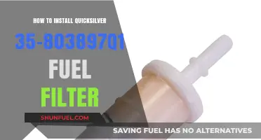 Easy Guide: Installing Quicksilver 35-803897Q1 Fuel Filter
