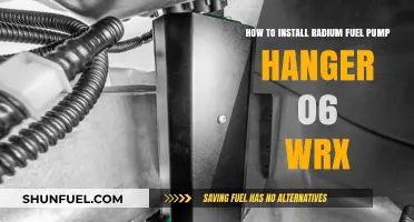 Step-by-Step Guide: Installing Radium Fuel Pump Hanger on 06 WRX