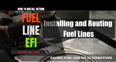 Mastering the Return Fuel Line: A Guide to EFI Installation