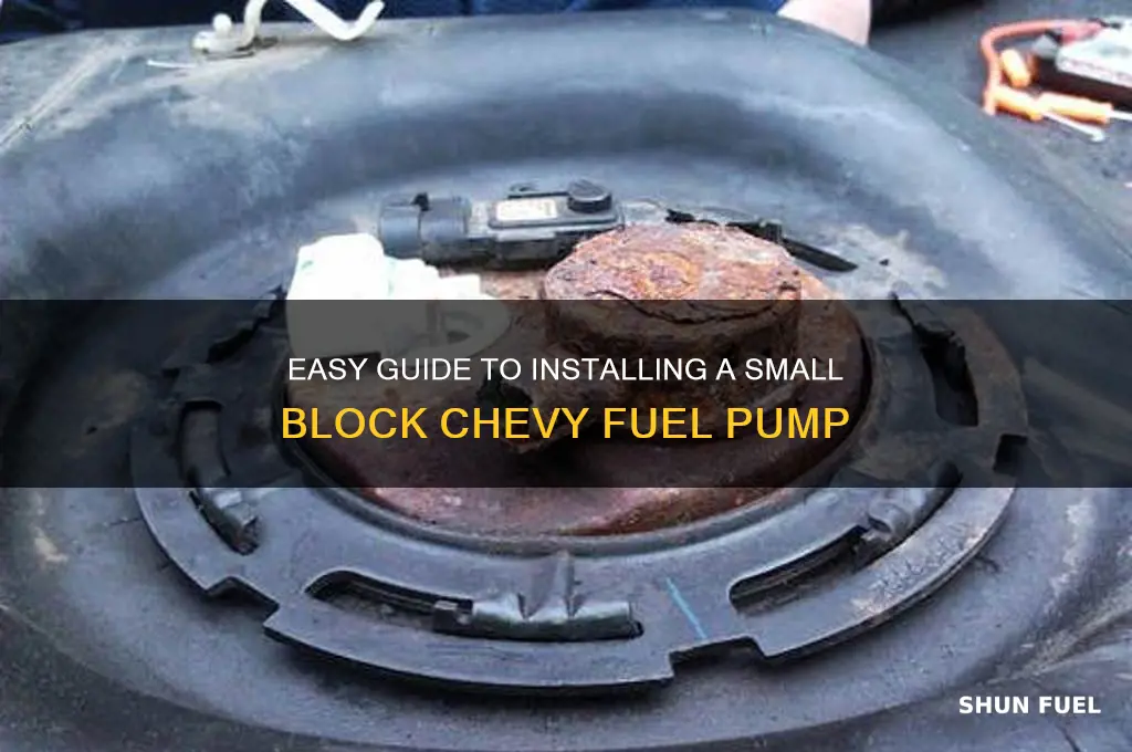 how to install small block chevy fuel pump