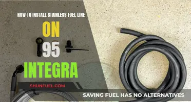 Stainless Fuel Line Install: 95 Integra Guide