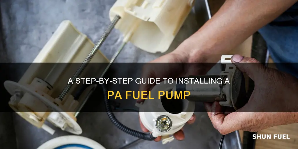 how to install tanks pa fuel pumpp