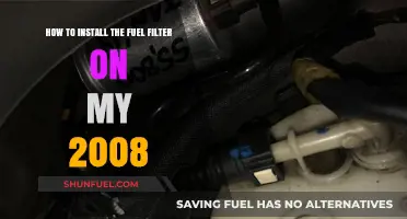 Easy Guide: Installing a Fuel Filter on a 2008 Model
