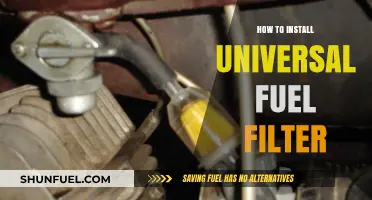 Easy Guide: Installing a Universal Fuel Filter