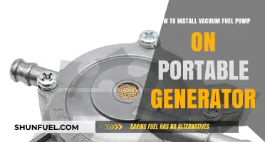 Easy Guide to Installing a Vacuum Fuel Pump on Your Portable Generator