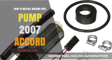 Step-by-Step Guide: Installing Walbro Fuel Pump in 2007 Honda Accord