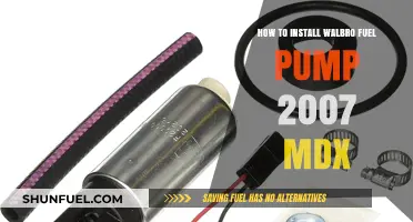 Step-by-Step Guide: Installing Walbro Fuel Pump in 2007 MDX