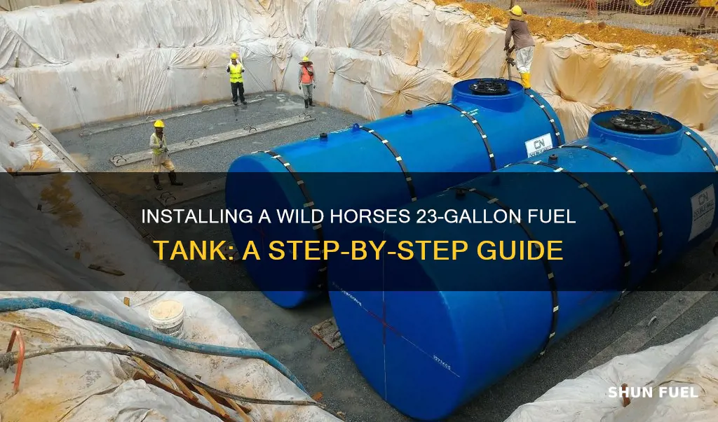 how to install wild horses 23 gallon fuel tank
