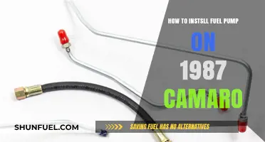 Installing a Fuel Pump on a 1987 Camaro: Step-by-Step Guide