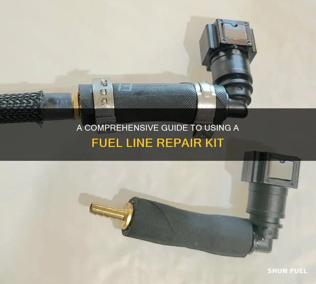 how to ise a fuel line repair kit