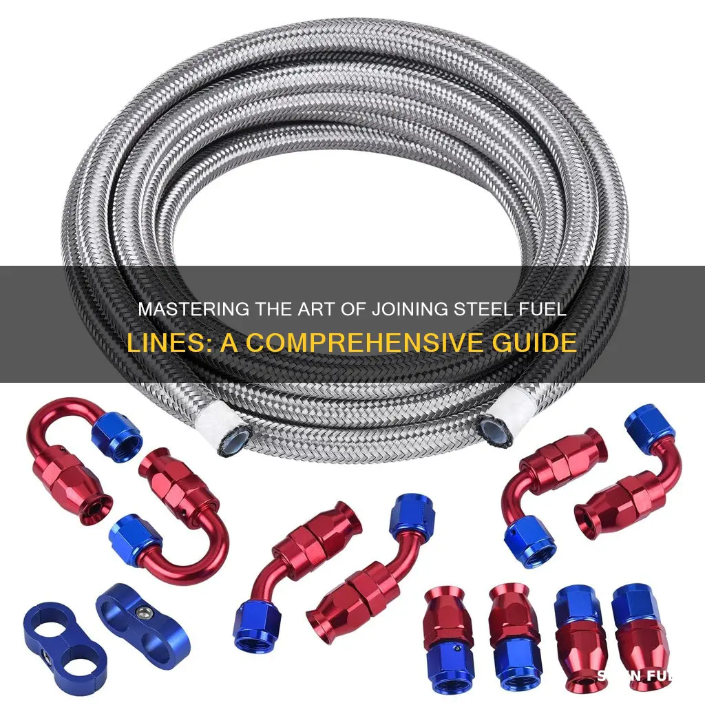 how to join steel fuel lines