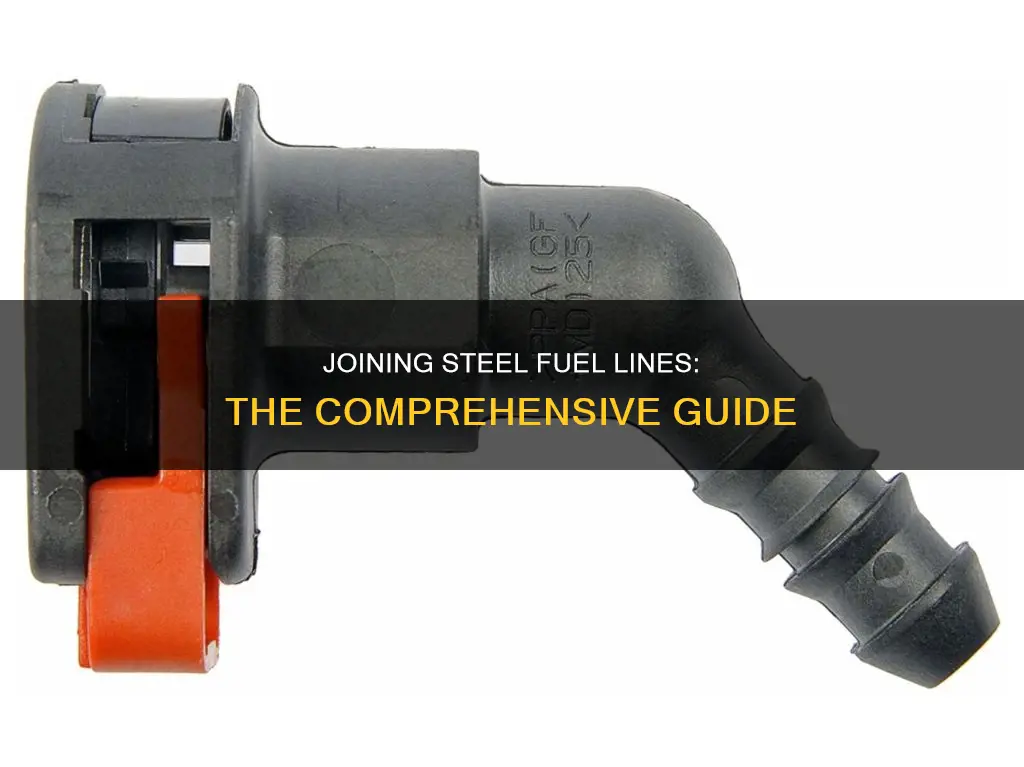 how to join steel fuel lines