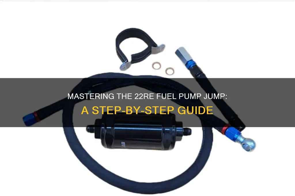 how to jump 22re fuel pump