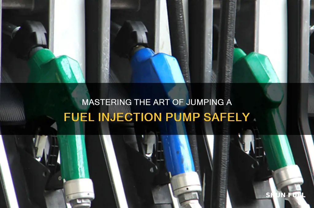 how to jump a fuel injection fuel pump