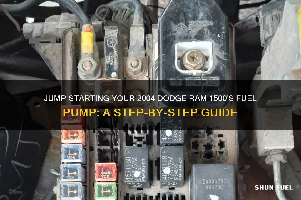 how to jump a fuel pump 2004 dodge ram 1500