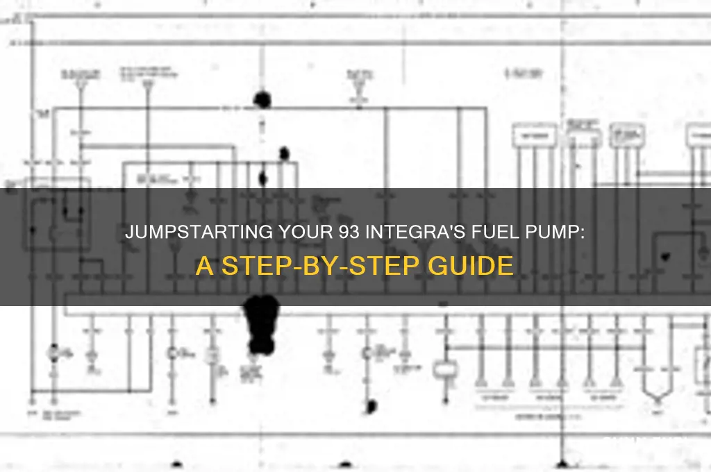 how to jump a fuel pump 93 integra