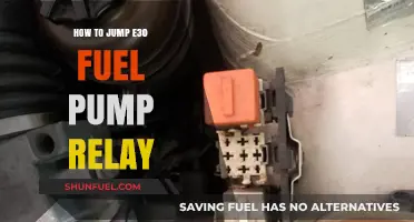 Jumping Your E30 Fuel Pump Relay: A Quick DIY Guide