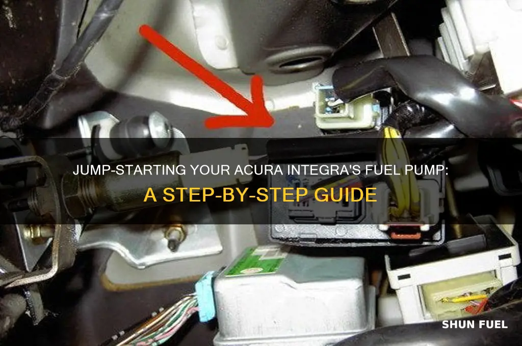 how to jump fuel pump acura integra