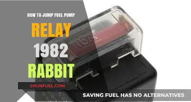 Jumping Fuel Pump Relay in a 1982 Rabbit: A DIY Guide