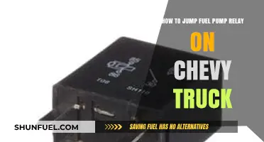 Jumping a Fuel Pump Relay on Your Chevy Truck: A DIY Guide