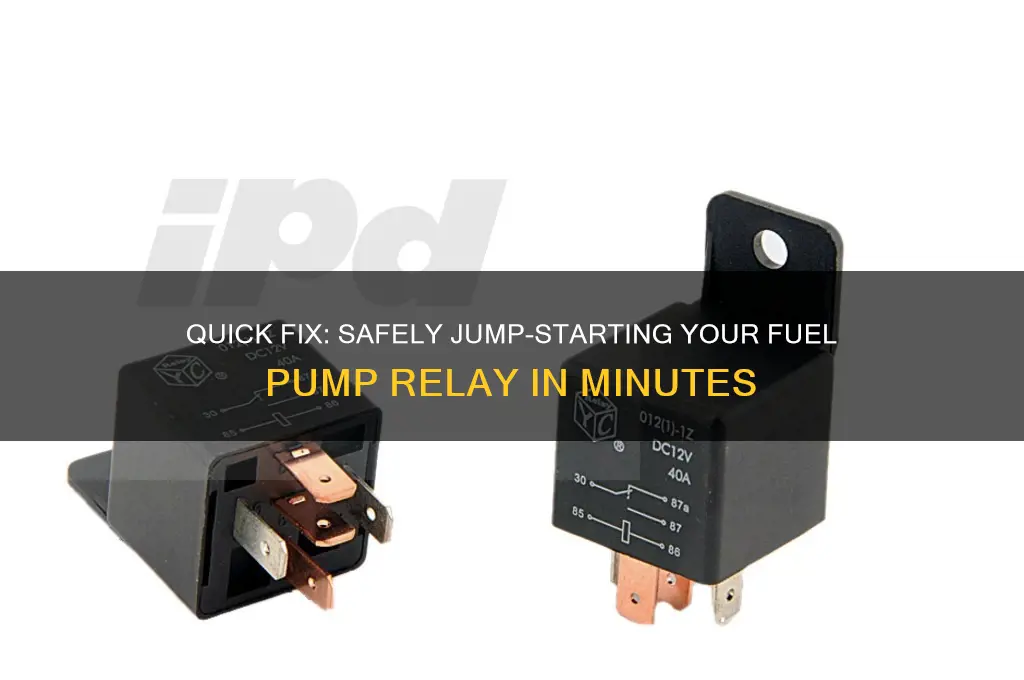 how to jump out fuel pump relay
