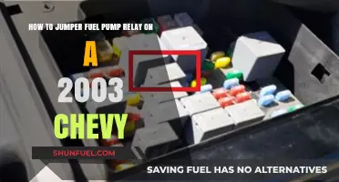 Jumper Fuel Pump Relay on a 2003 Chevy: Step-by-Step Guide