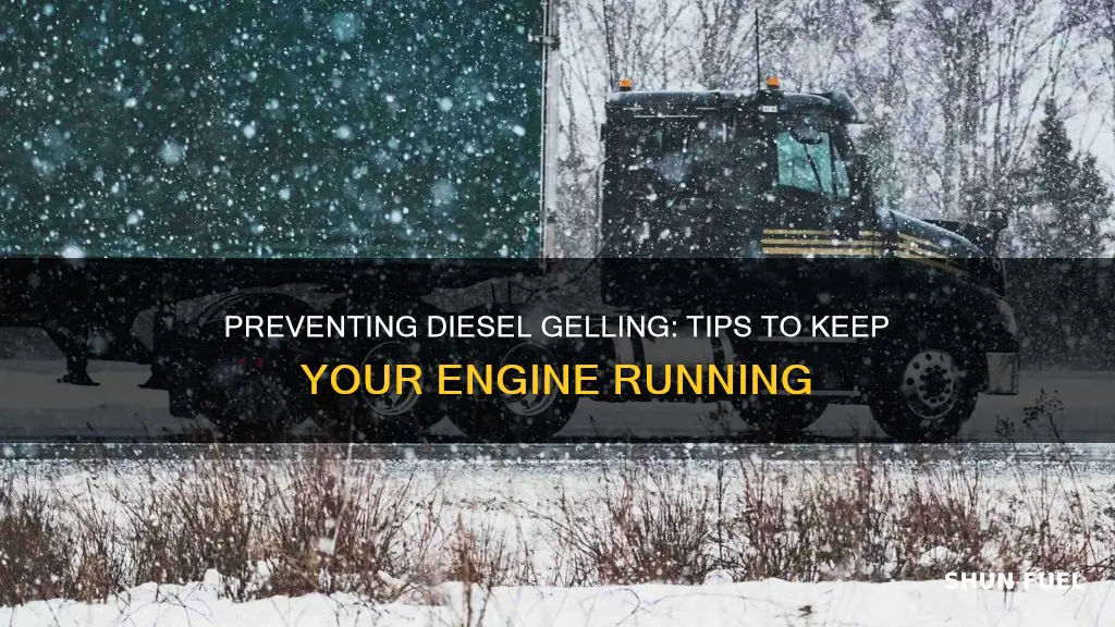 how to keep diesel fuel from gelling