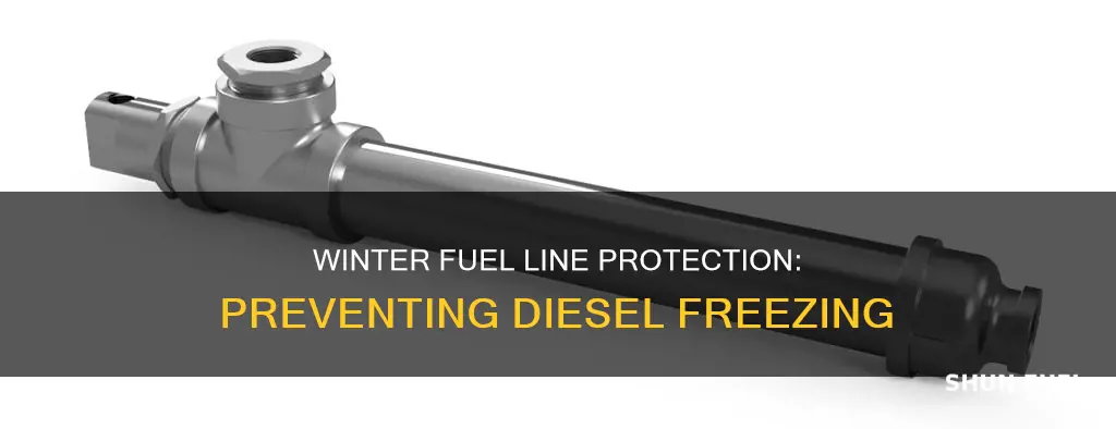 how to keep diesel fuel lines from freezing