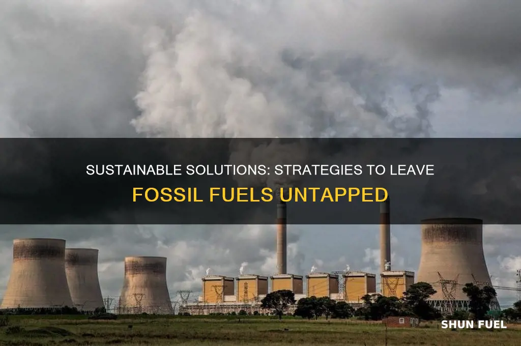 how to keep fossil fuels in the ground