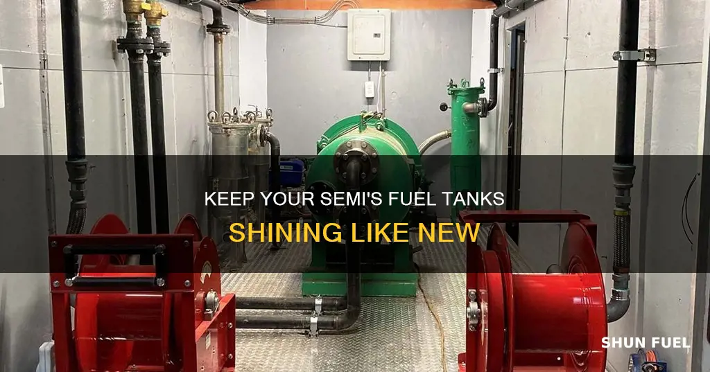 how to keep fuel tanks shiny on a semi