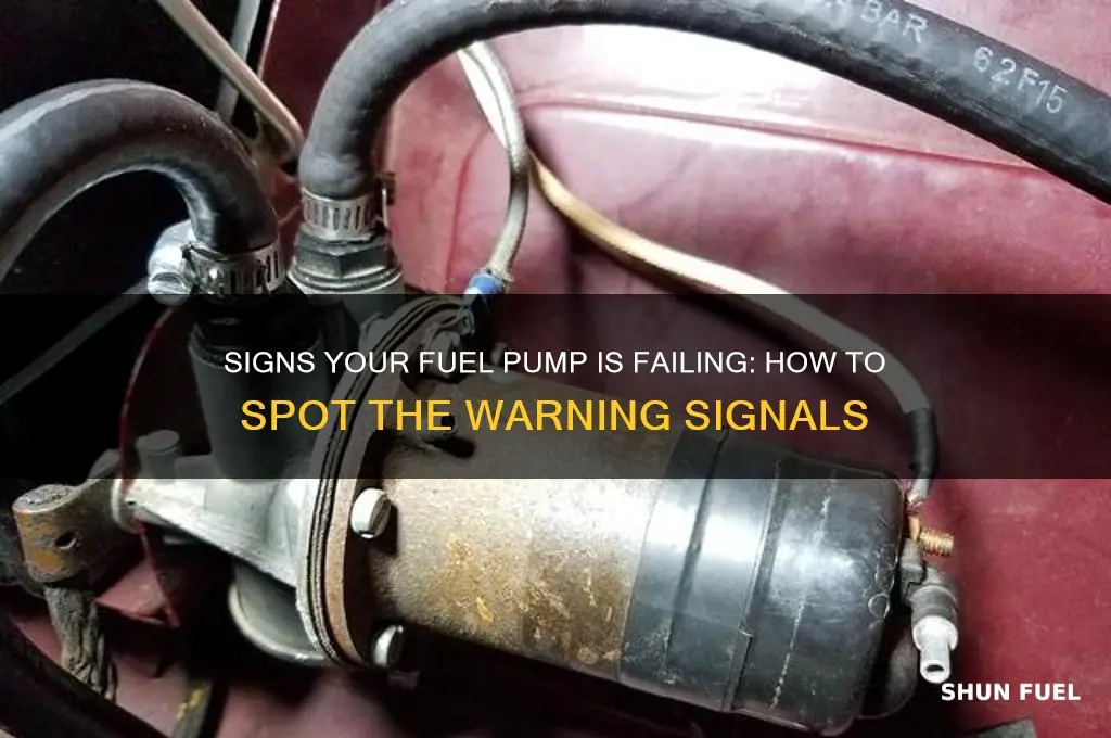 how to know fuel pump is going out
