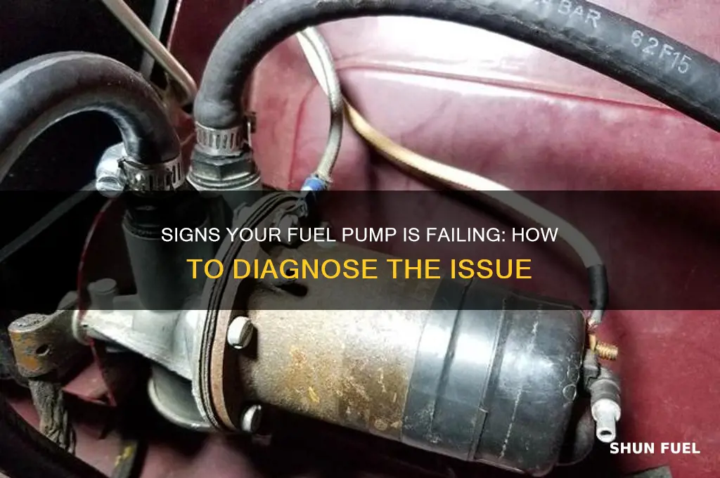 how to know fuel pump is not working