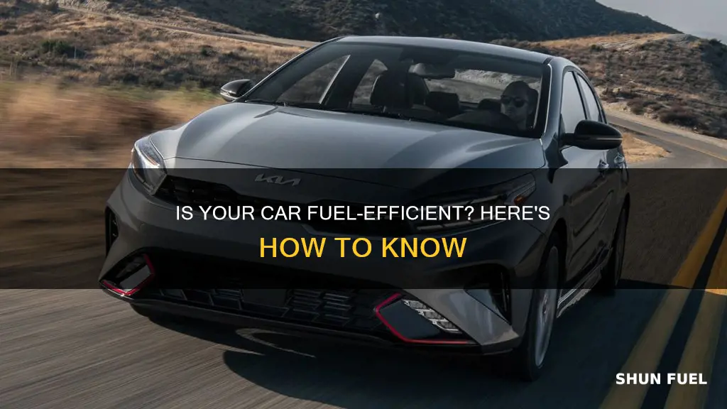 how to know if a car is fuel efficient