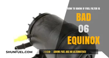 Signs of a Faulty Fuel Filter in Your Equinox