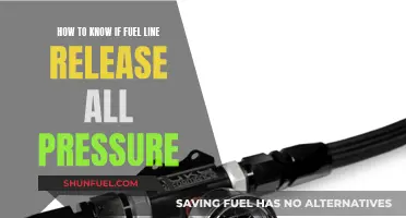 Fuel Line Pressure Release: How to Know You're Safe