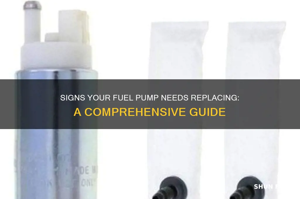 how to know if fuel pump needs replacing