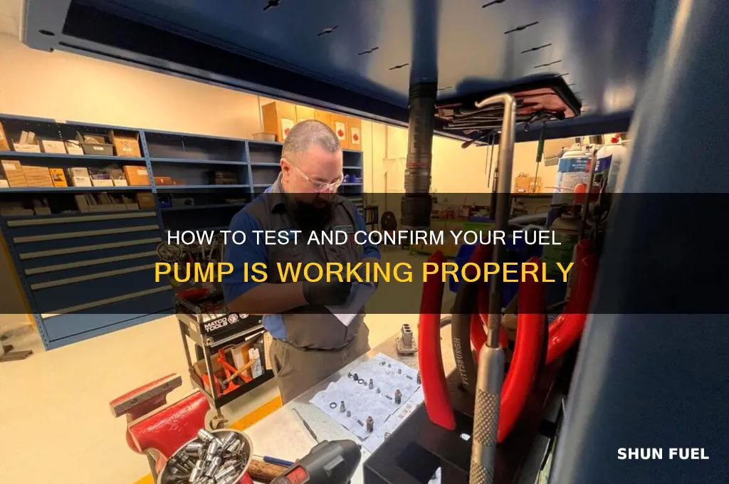 how to know if fuel pump work