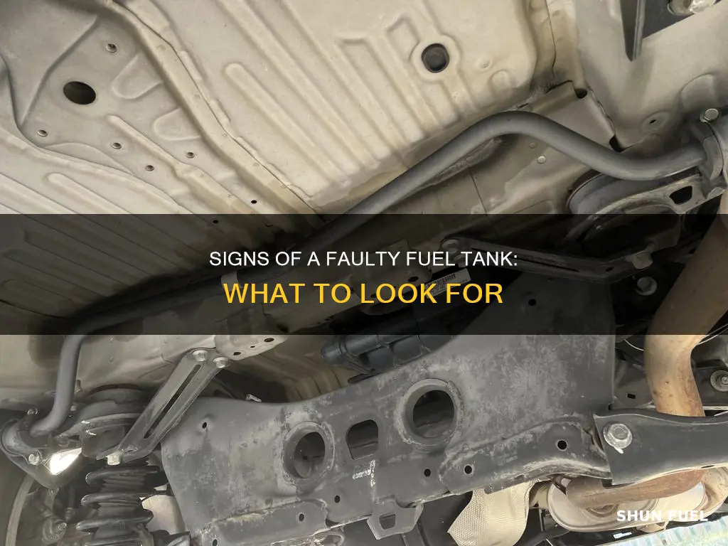 how to know if fuel tank is bad