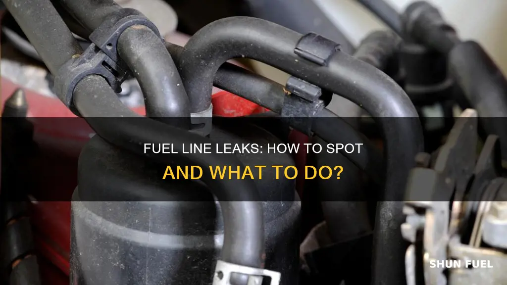 how to know if u have a fuel line leak