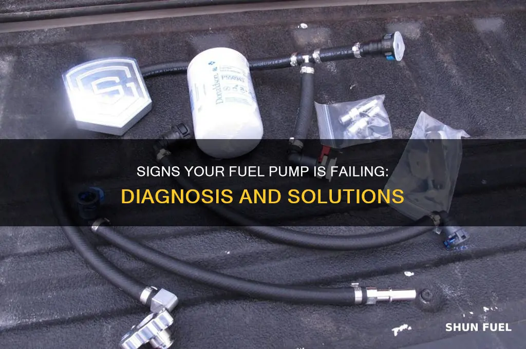 how to know if you have a fuel pump problem