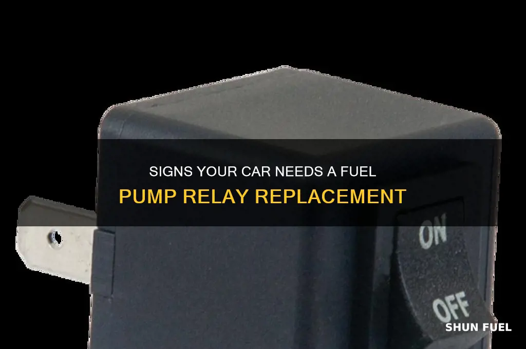how to know if you need fuel pump relay