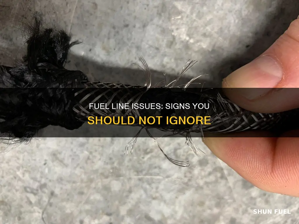 how to know if your fuel line is bad