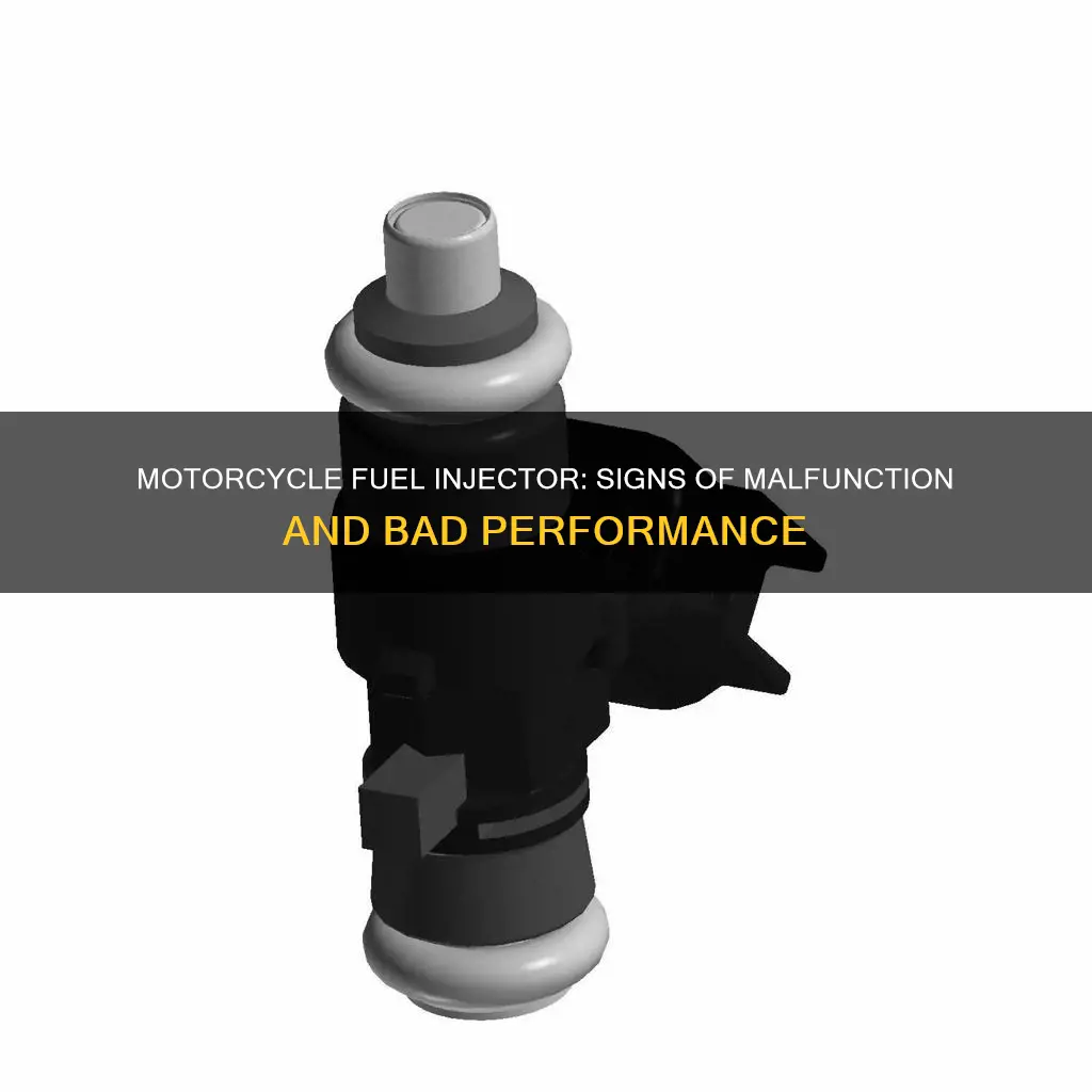 how to know motorcycle fuel injector is bad